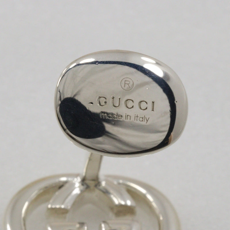 [GUCCI] GUCCI INTROCKING G CUFFS Silver 925 Intrlocking G Men's A-Rank