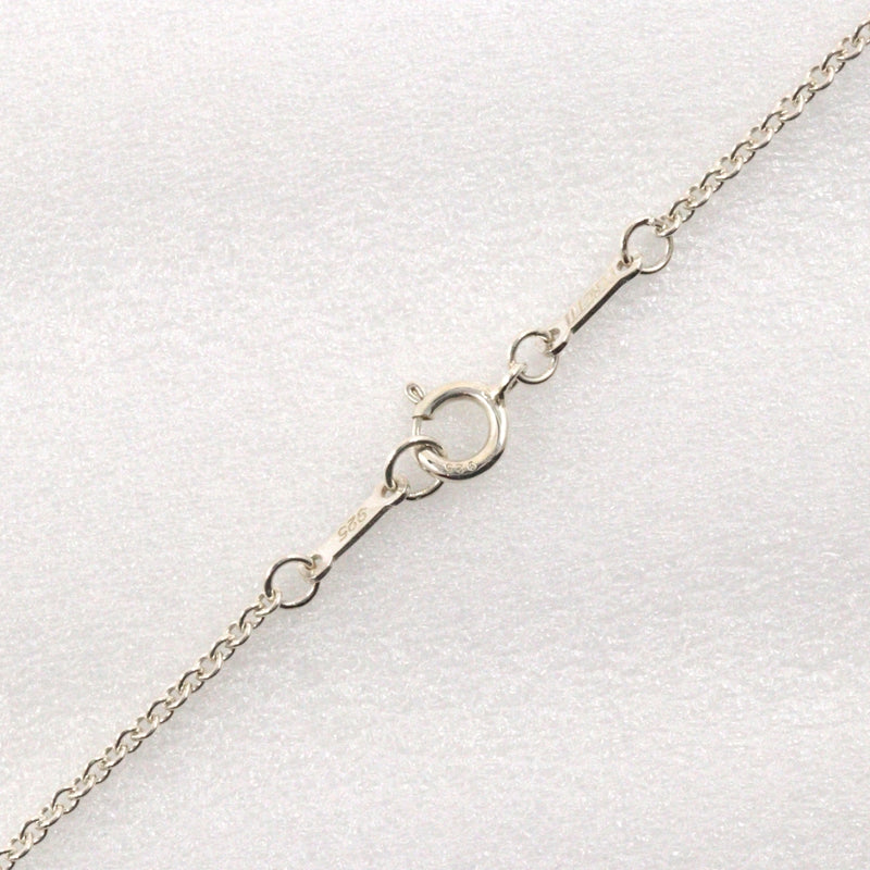 [Tiffany & co.]TIFFANY&Co. Open heart large Necklace Elsa Peletti Silver 925 about 20.0g Open Heart Large Ladies A-Rank