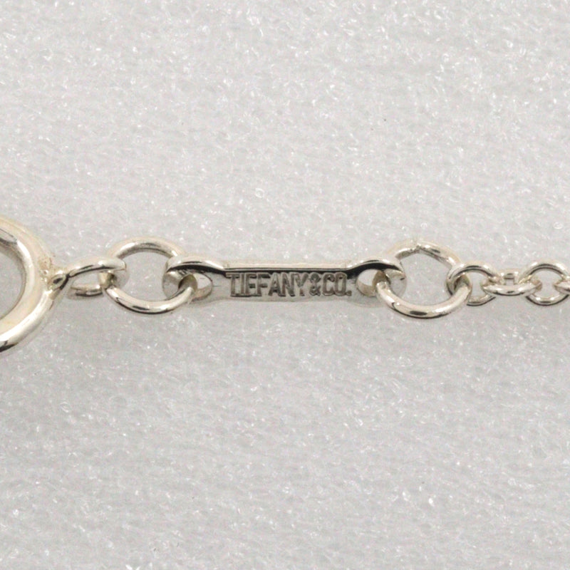 [Tiffany & co.]TIFFANY&Co. Open heart large Necklace Elsa Peletti Silver 925 about 20.0g Open Heart Large Ladies A-Rank