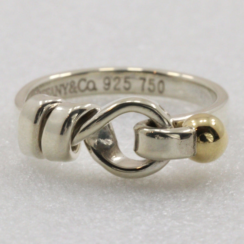 [Tiffany＆Co。]TIFFANY&Co. Hook＆I 8 Ring / Ring Silver 925×18K黄金约2.7克钩和眼睛女士A级