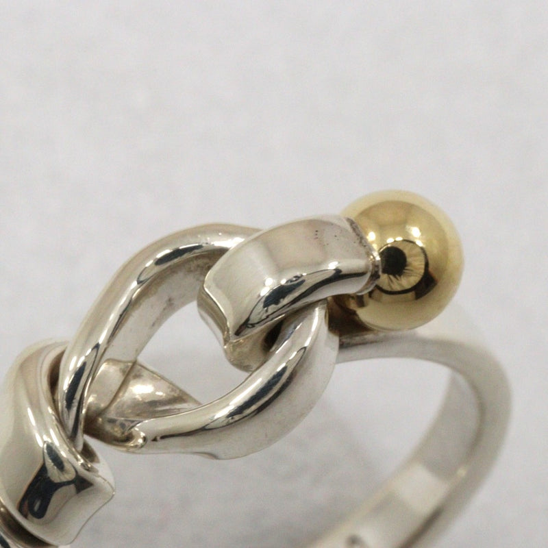 [Tiffany & co.]TIFFANY&Co. Hook & Eye 8 Ring Silver 925 ×18KYellow Gold about 2.7g Hook & EYE Ladies A-Rank