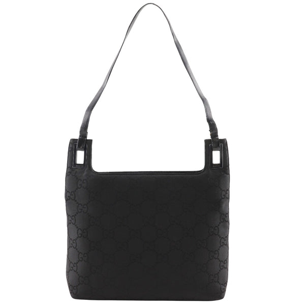 [Gucci] Gucci One Shoulder Bag 001998 × GG Nylon Hombro negro A5 Sujete un cinturón Ladies