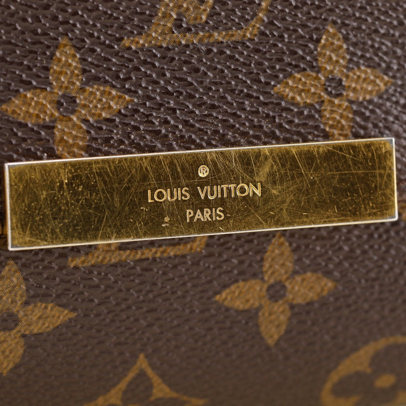 【LOUIS VUITTON】ルイ・ヴィトン
 フェイボリットMM ショルダーバッグ
 3WAY M40718 モノグラムキャンバス 茶 FL4143刻印 斜め掛け 肩掛け 3way マグネットタイプ Favorit MM レディースAランク