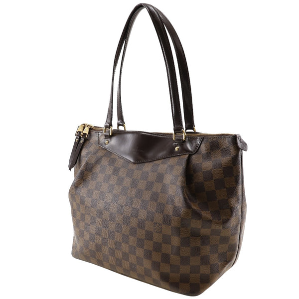 [루이비통]LOUIS VUITTON
 웨스트 민스터 GM 토트 백 
 N41103 DAMI CAMBUS TEA DR5103 조각 된 어깨 핸드백 A4 더블 지퍼 웨스트 민스터 GM 숙녀