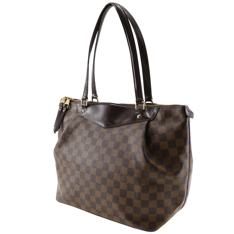 [루이비통]LOUIS VUITTON Westminster GM 토트 백 N41103 Damier Cambus Tea DR5103 조각 된 어깨 핸드백 A4 더블 지퍼 웨스트 민스터 GM 숙녀