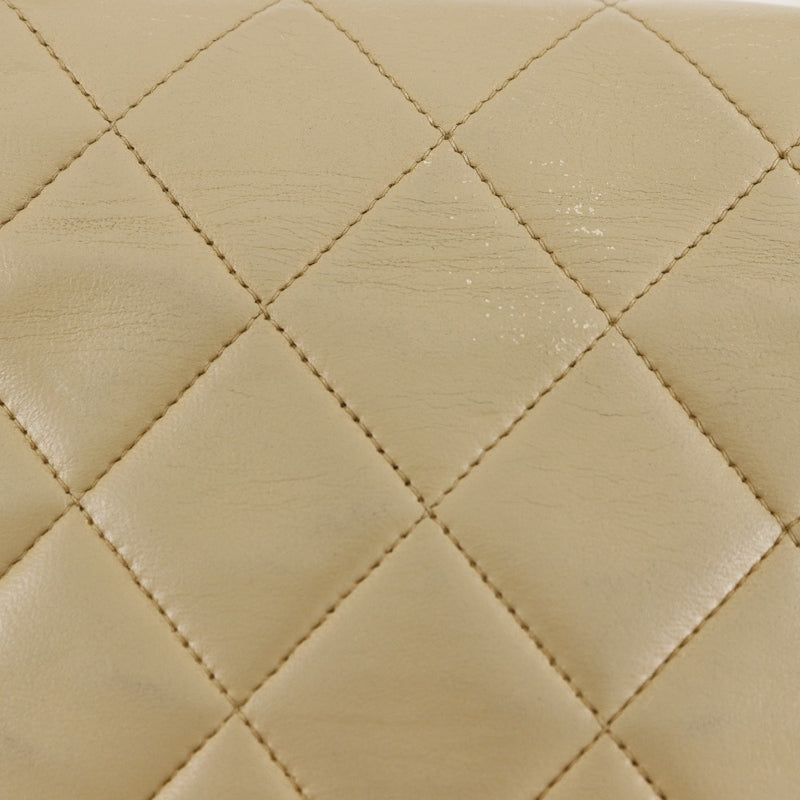 [샤넬] 샤넬 
 다이아나 숄더백 
 체인 어깨 Matelasse Lambskin Beige Diagonal Turn Lock Diana Ladies Rank