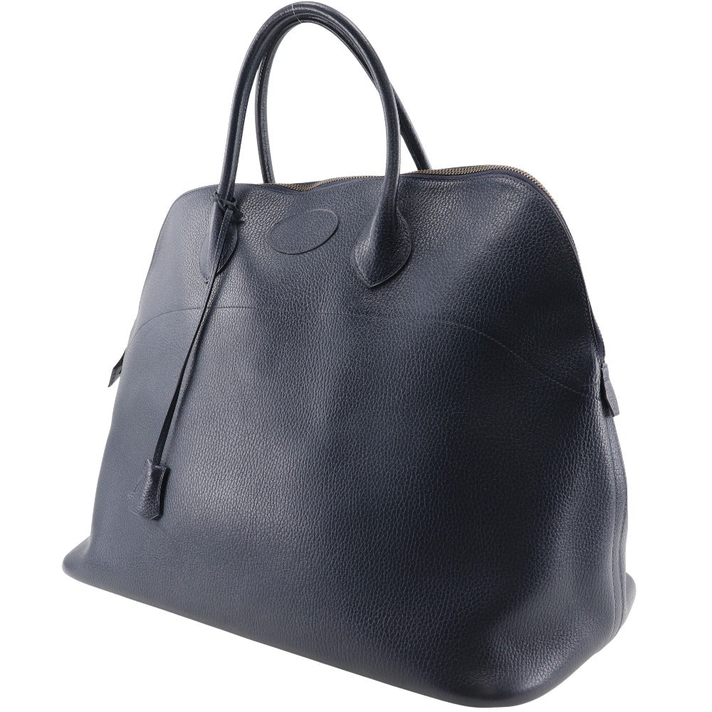 HERMES】エルメス ボリード45 ボストンバッグ アルデンヌ 紺 〇S刻印
