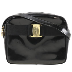 【Salvatore Ferragamo】サルヴァトーレフェラガモ ヴァラ DE-21 3096 パテントレザー 黒 レディース ショルダーバッグ 楽天市場】サルヴァトーレフェラガモ Salvatore Ferragamo ヴァラ