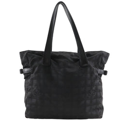 [Chanel] Chanel Tote GM Tote Bag Nouveau Ligne de voyage Nylon Canvas Black Apwishing Handscape A4 Zm Ladies B-Rank