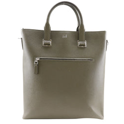 [DUNHILL] Dunhill Kadgan Tote Bag Handbag leather gray handbag A4 Fastener CADOGAN TOTE BAG Men's