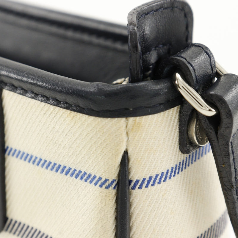 [Burberry] Burberry 
 Un bolso de hombro de un hombro 
 Lienzo fuera de sujetador de hombro blanco un cinturón damas