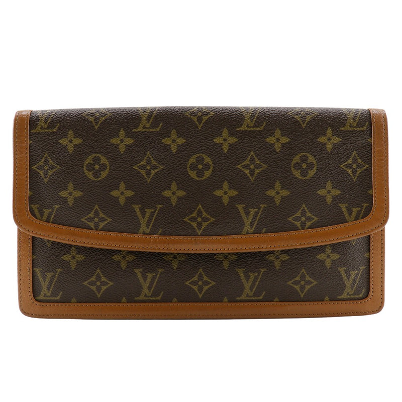 [Louis Vuitton] Louis Vuitton Pochette Dam Gm Gm Claking Sac Deuxième sac vintage vintage M51810 Monogramme Canvas Tea 864th Bouton de tampon Pochette Dam GM Unisex B-Rank