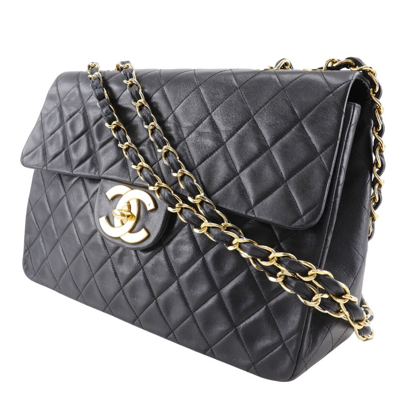 [CHANEL] Chanel bigMatelasse 34 Shoulder Bag ChainShoulder doubleChain A01094 Ramskin Black Shoulder Handscope A4 Turn Lock DECA MATELASSE 34 Ladies A-Rank