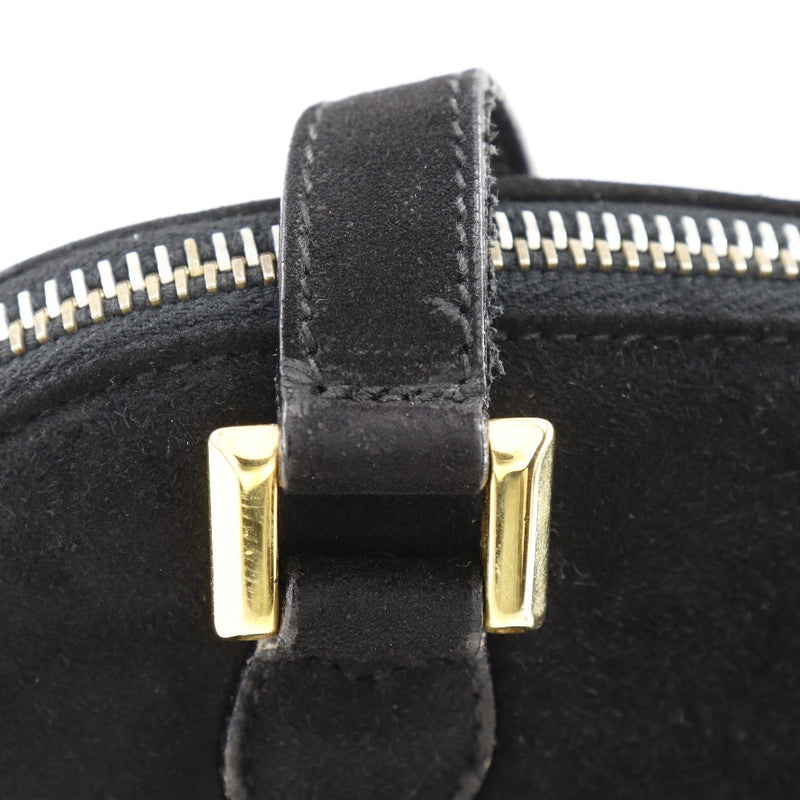 [Salvatore Ferragamo] Salvatore Ferragamo 
 Quilting Shoulder Bag
 BA214787 Swed black diagonally Fastener Quilting Ladies