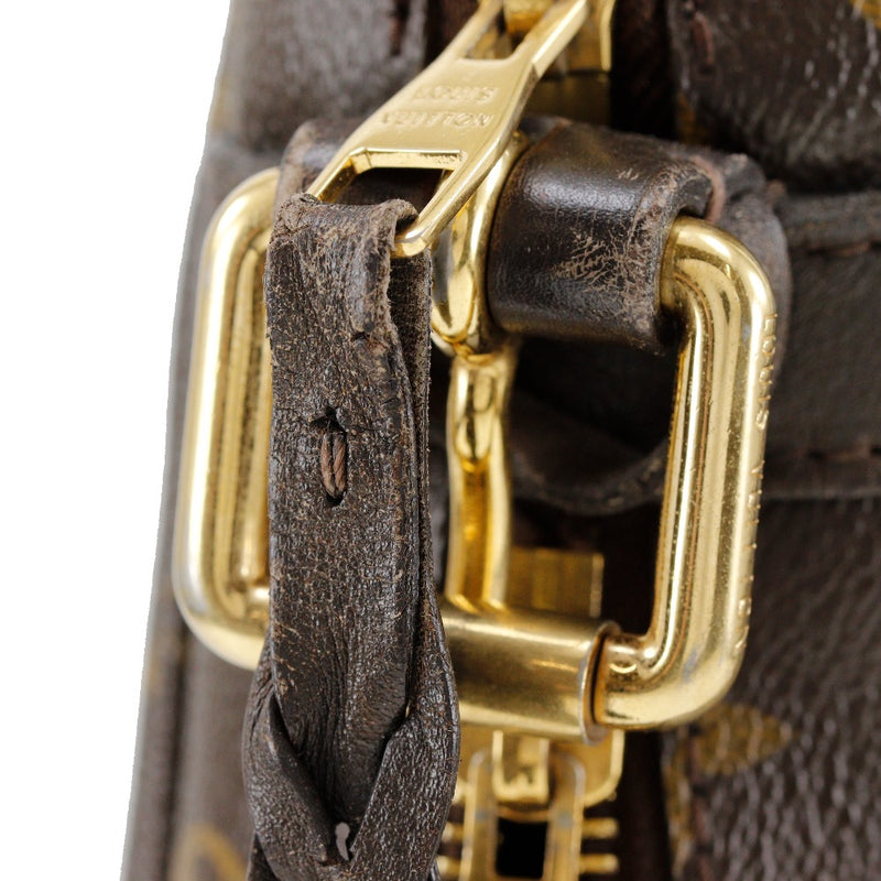 [路易威登]LOUIS VUITTON
 Porto Documan垂直手提包 
 会标bekia M95529会标帆布茶AR3007刻有A4双Zipper Porto文档垂直男士