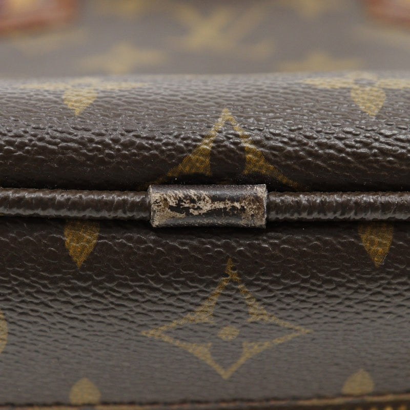 [路易威登]LOUIS VUITTON Porto Documant Velive Handbag Monogram Bekia M95529会标帆布茶AR3007刻有A4双紧固件PORTO文档垂直男士