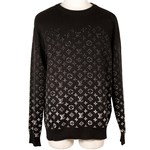 [Louis Vuitton]LOUIS VUITTON
 Suéter de gradiente de monograma 
 Gradiente RM221Q USO HKN44W Cotton Monograma negro Mengrama Men a rango