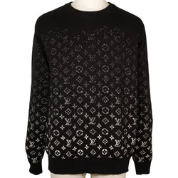 [Louis Vuitton]LOUIS VUITTON Monogram Gradient Sweater Gradation RM232Q USO HKN44W Cotton Black Monogram Gradient Men A Rank