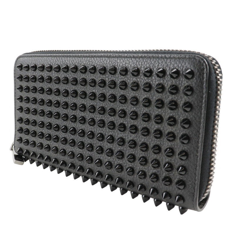 [Christian Louboutin] Christian Lubutan 
 Panetone Purse
 Studs 1165044 CM53 Calfskin black Fastener Panettone Unisex