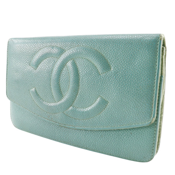 [CHANEL] Chanel COCO Mark Purse Ramskinsian Snap button COCO Mark Ladies