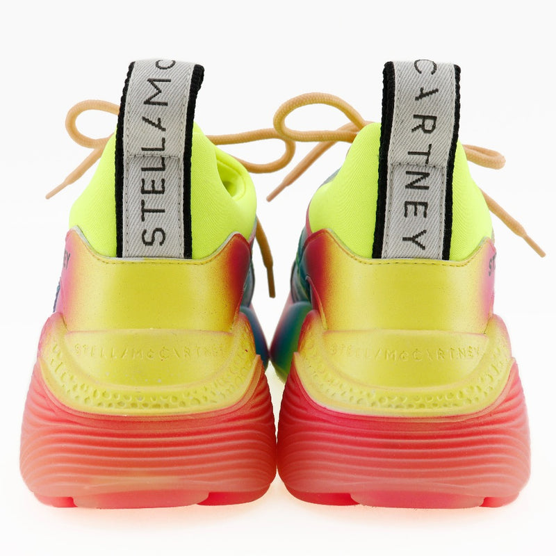 [Stella McCartney] Stella McCartney 
 Platform sneakers sneakers 
 Rainbow synthetic fiber multi -color Platform Sneakers Ladies A+Rank