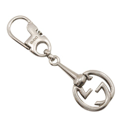 [GUCCI] Gucci Interlocking G Key Holder Bit Made Silver Interlocking G Unisex