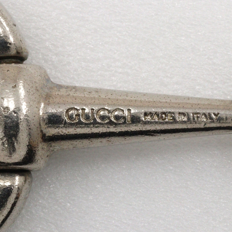 [GUCCI] GUCCI INTROCKING G HEURD CLIE BIT BIT MÉTAL Silver Interruncer G Unisexe