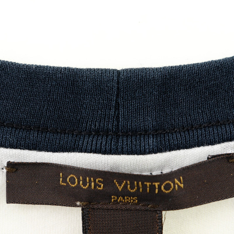 [Louis Vuitton] Louis Vuitton Space Navette à manches courtes Coton blanc / navette noire A-Rank pour hommes