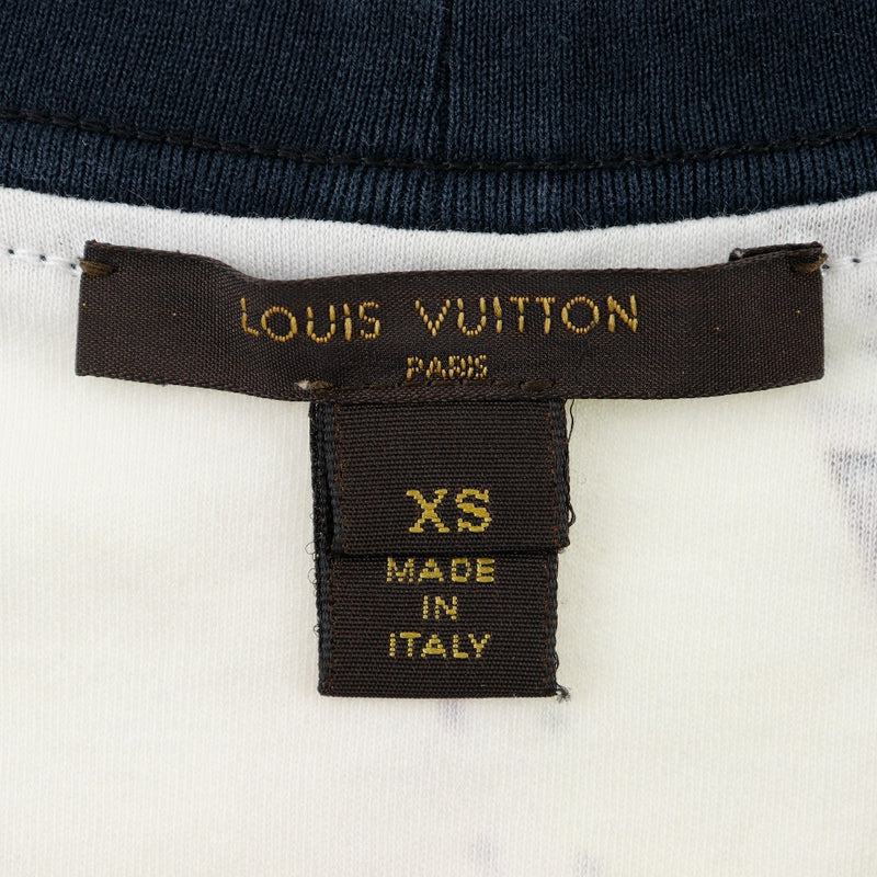 [Louis Vuitton]LOUIS VUITTON Space Shuttle Short Sleeve T-shirt Cotton White/Black SPACE SHUTTLE Men A-Rank