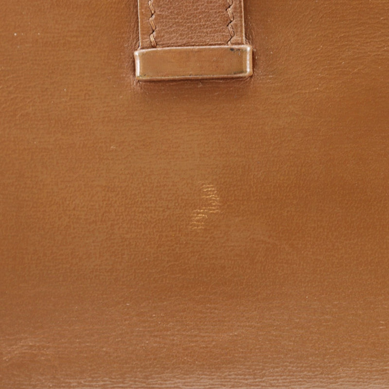 [Hermes] Hermes Bean Classic Long Wallet Box Curf Tea □ F 새겨진 벨트 브래킷 Baan Classic Unisex