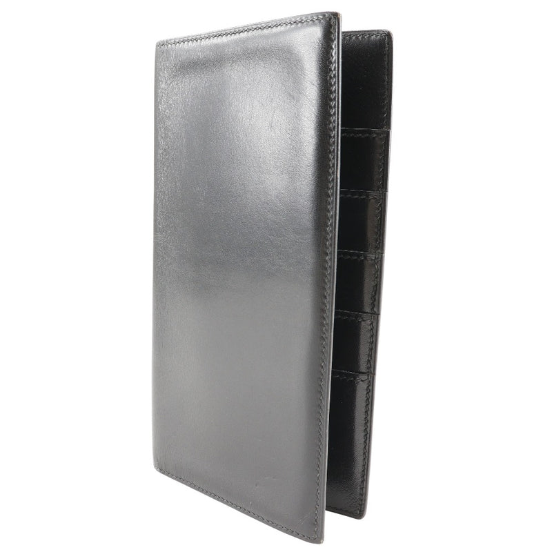 [Hermes] Hermes MC2 Fleming Long Wallet Box Curf Black □ E 새겨진 MC2 Fleming Men 's