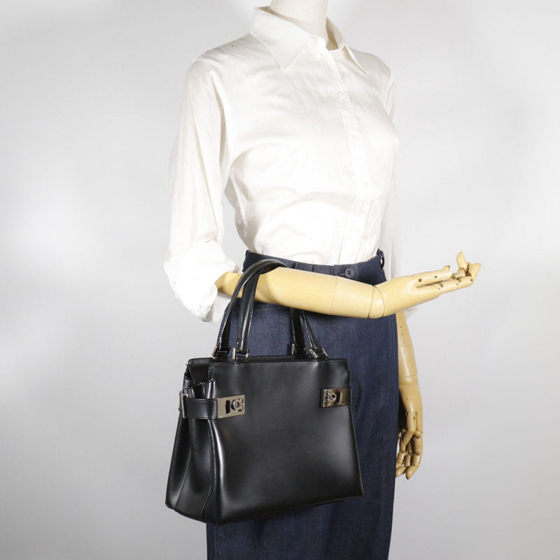 [Salvatore Ferragamo] Salvatore Ferragamo Gancini Handbag 
 AQ-21 0167