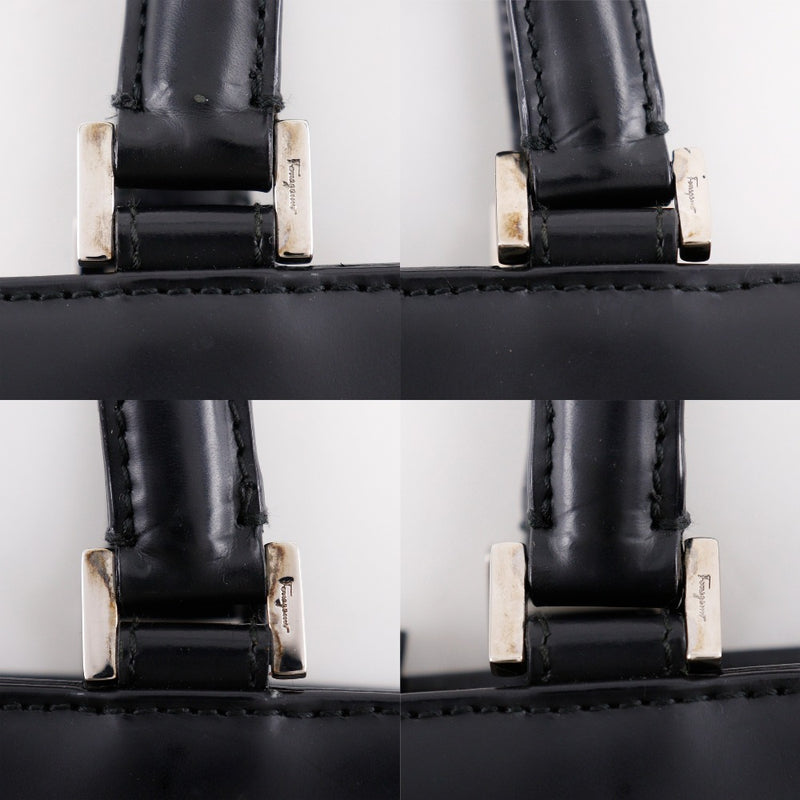 [Salvatore Ferragamo] Salvatore Ferragamo Gancini Handbag 
 AQ-21 0167