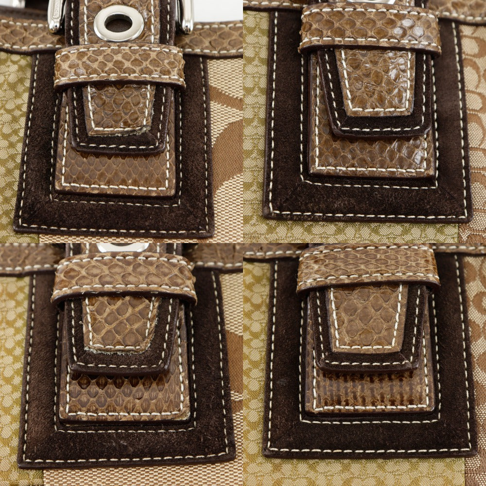 COACH] Coach Signature Patchwork Tote Bag 10089 – NISHIKINO
