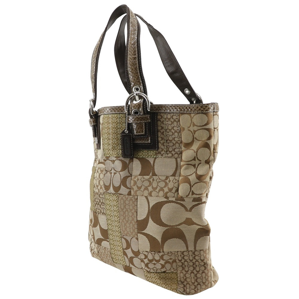 COACH】コーチ シグネチャーパッチワーク トートバッグ 10089