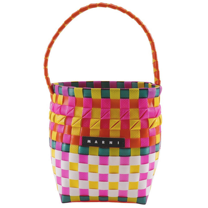 【MARNI】マルニ ポッド ウーブンバケット ハンドバッグ
 M00332 M00IW