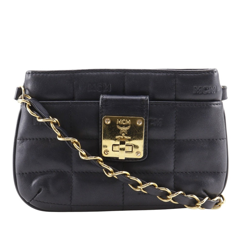 【MCM】エム・シー・エム ミニチェーンショルダー ショルダーバッグ