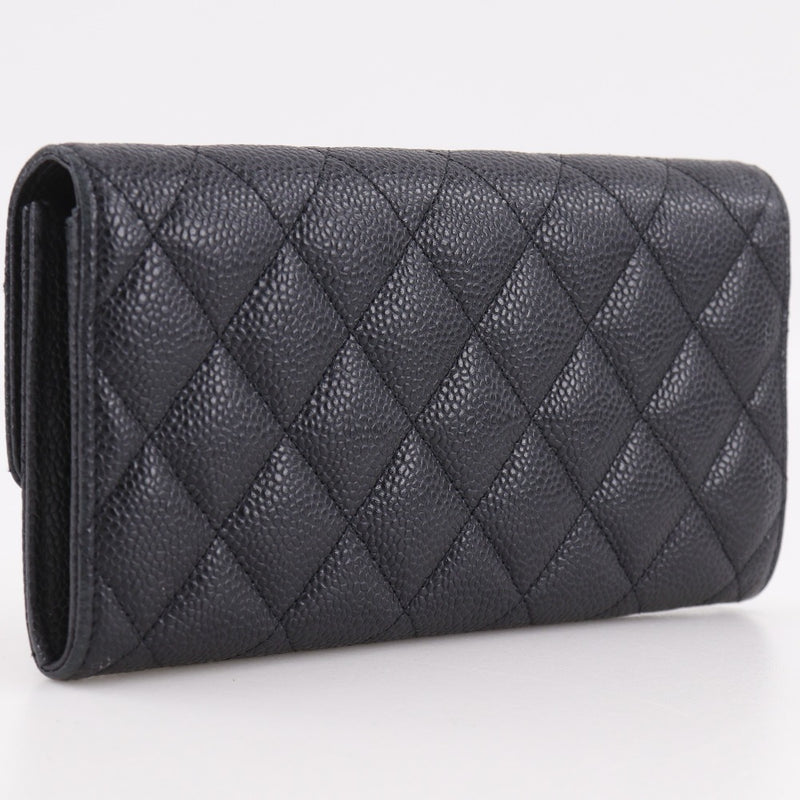 CHANEL】シャネル ココマーク マトラッセ 長財布 A50096 – NISHIKINO