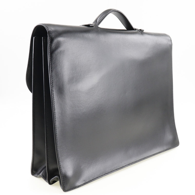 [Hermes] Hermes 
 Sack Adepesh 40 Business Bag 
 Box Carf Negro/soporte de oro tabletas Pachin Sac Ade Peche 40 Men's B-Rank