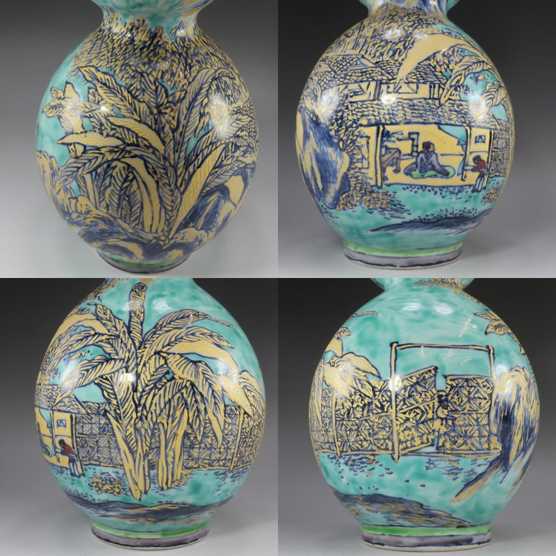 Godai Seifu Yohei Space verde Goldia de color oro