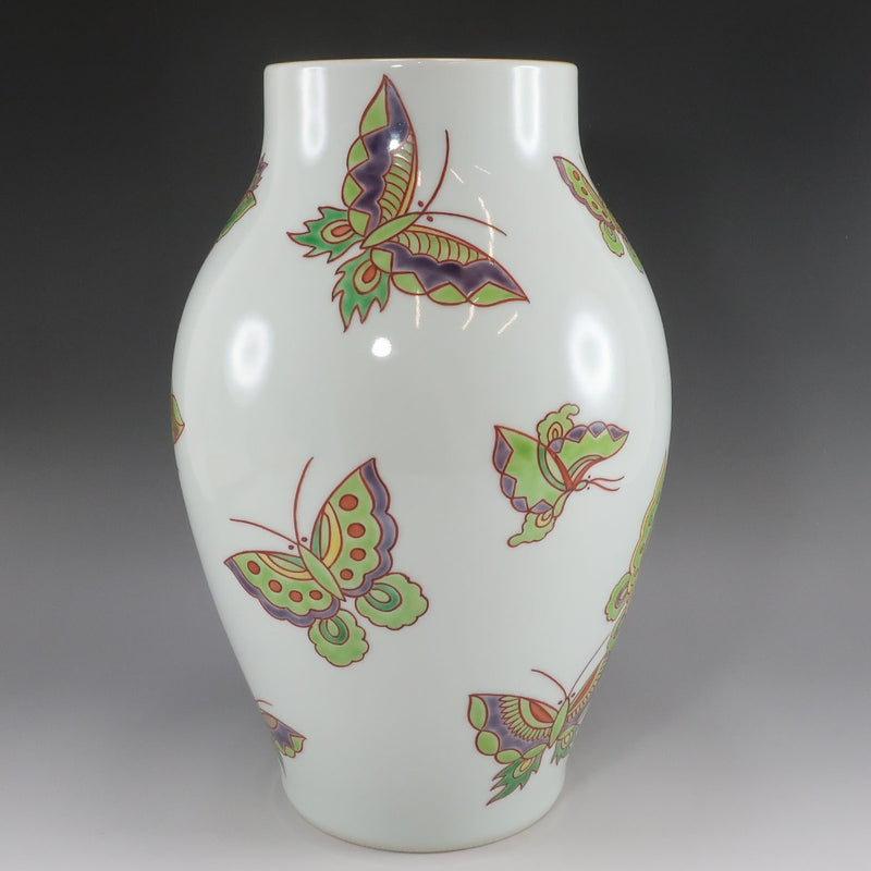 General de 5ª generación Miura Takeizumi Eyu Butterfly Jarrón