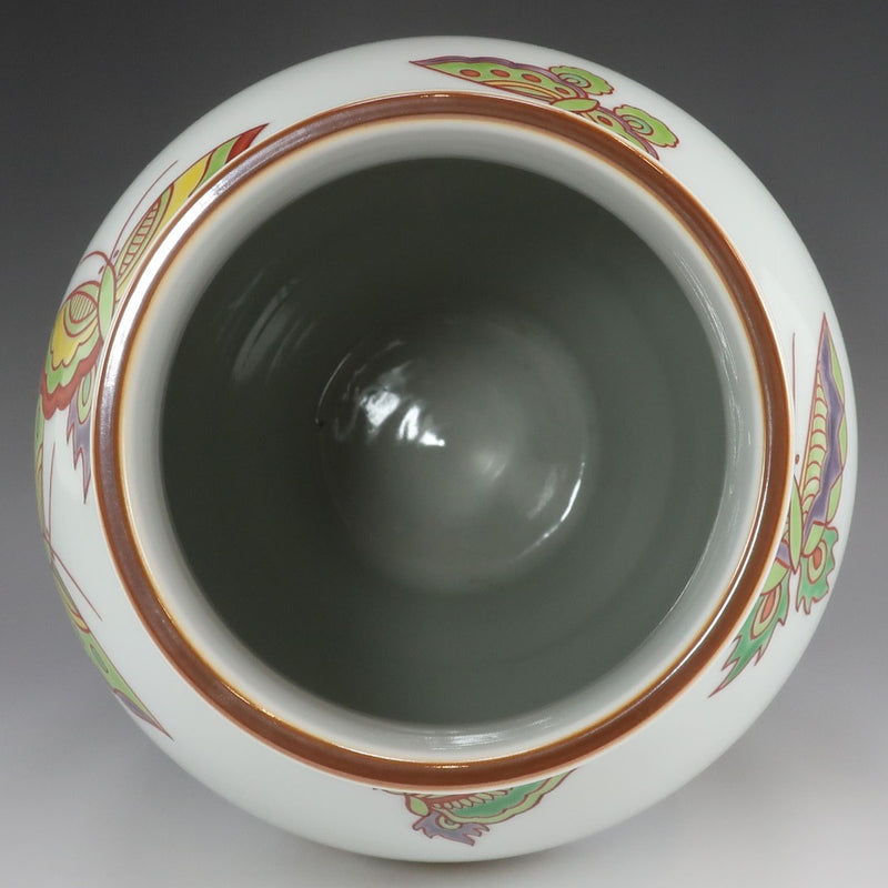 General de 5ª generación Miura Takeizumi Eyu Butterfly Jarrón