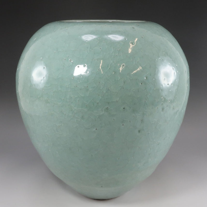 Tesoro nacional vivo de Shimizu uichi, jarrón de bote Aoko