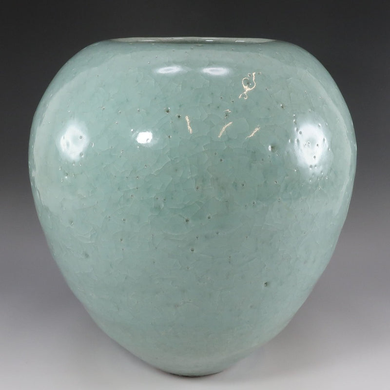 Tesoro nacional vivo de Shimizu uichi, jarrón de bote Aoko