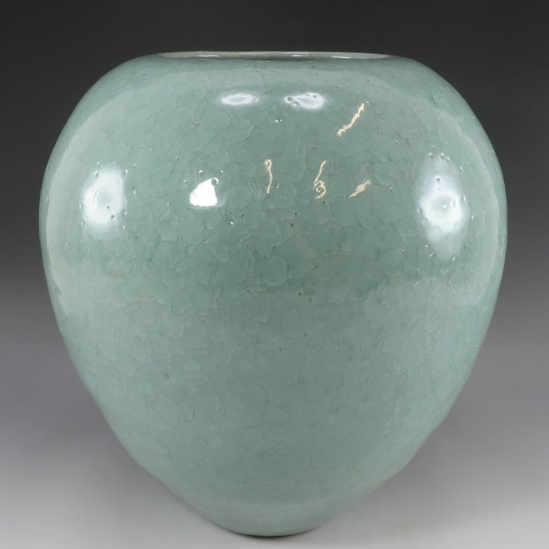 Tesoro nacional vivo de Shimizu uichi, jarrón de bote Aoko