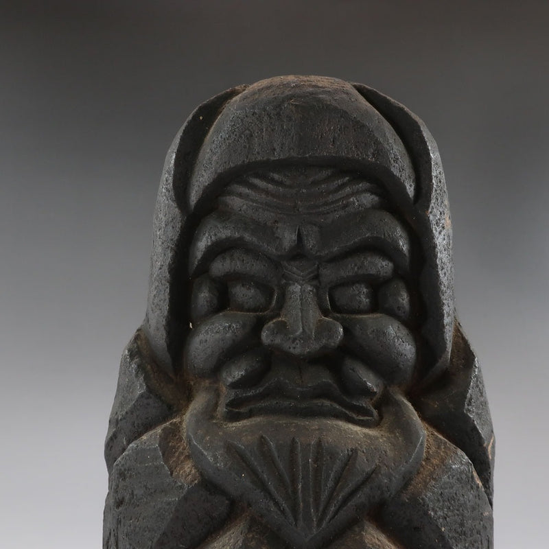Stone Daruma Daishi Ornement Antique