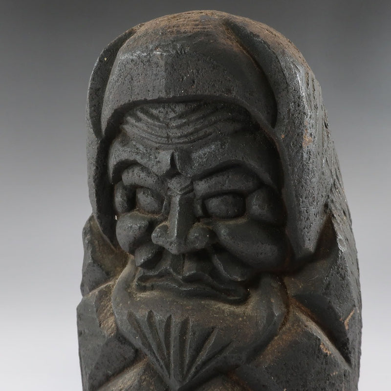 Stone Daruma Daishi Ornement Antique