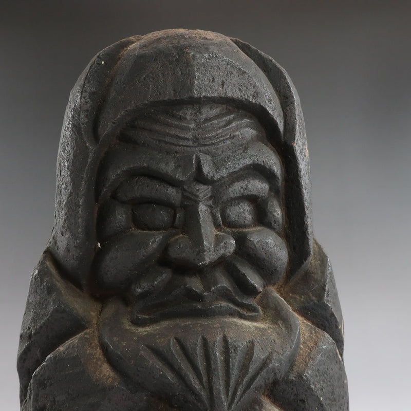 Stone Daruma Daishi Ornement Antique