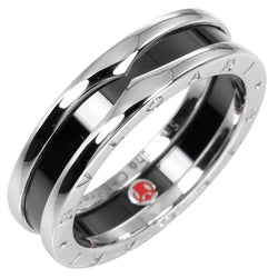 [Bvlgari] bulgari 
 Beezero One Save Zachildren 24 anillo / anillo 
 B.Zero1 Silver 925 x cerámica aproximadamente 7.73 g Be cero uno Save the Children Men's A Rank