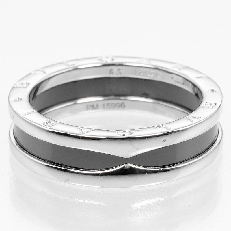 [Bvlgari] bulgari 
 BEEZERO One Save Zachildren 24 Ring / Ring 
 B.Zero1 Silver 925 x Ceramic Environ 7,73g Soyez zéro un sauf les enfants masculins un rang